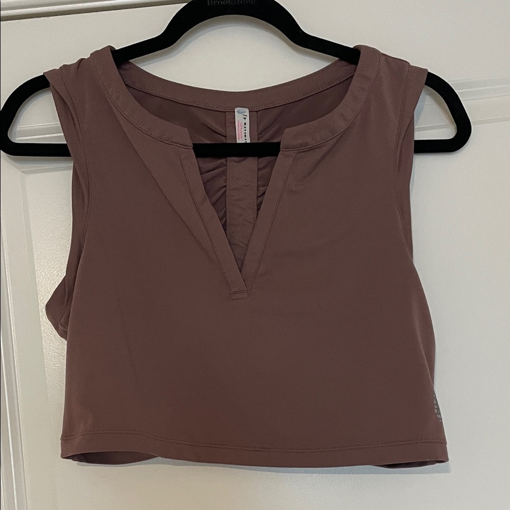 Free People Movement Women's Mauve Sleeveless Top